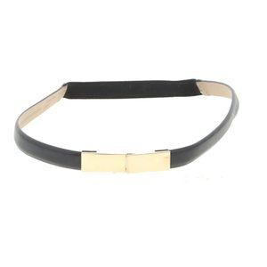 Banana Republic - thin black leather belt
